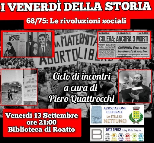 Tornano i venerdì della Storia a Roatto