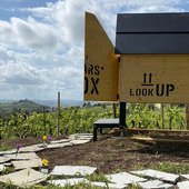 La StarsBOX di Costigliole d'Asti, vista Bricco Lù