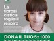 Giulia Sofia ritratta in un'immagine che invita a contribuire alla ricerca