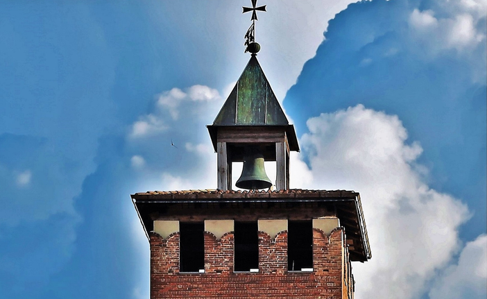 La Torre Troyana, uno dei simboli di Asti, fotografata da Efrem Zanchettin