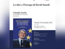 Le idee e l’Europa di David Sassoli ad Asti nel libro di Claudio Sardo