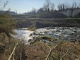 Immagini dei lavori in corso al parco Lungo Borbore