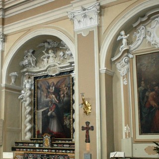 Quadri cacciani nella chiesa di Sant'Antonio