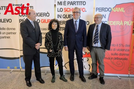 Nell'immagine, da sinistra a destra: Piero Baldovino, Laura Nosenzo, Biagio Mazzeo e Paolo Rampini