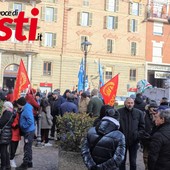 Varie immagini della manifestazione di protesta dei metalmeccanici (Ph. Merfephoto - Efrem Zanchettin)