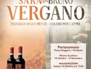 La locandina della mostra portacomarese di Sara e Bruno Vergano