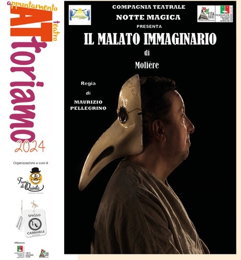 Per la rassegna  'ATtoriAmo' al Teatro della Torretta va in scena &quot;Il malato immaginario&quot; di Molière