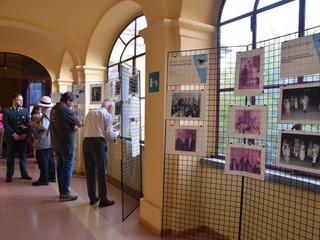 Alcune immagini dell'inaugurazione della mostra