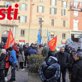 Varie immagini della manifestazione di protesta dei metalmeccanici (Ph. Merfephoto - Efrem Zanchettin)