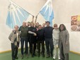 Foto di gruppo per il Comitato Palio di Montechiaro e il fantino Mulas