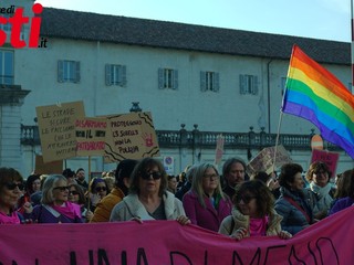 Alcune immagini relative la fase di avvio del corteo