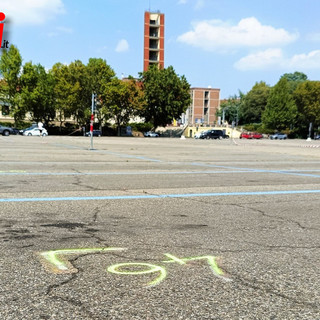 I nuovi stalli per accogliere il mercato da oggi, 16 agosto (MerfePhoto)