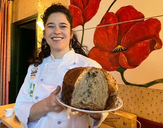 Claudia Assoro e il Panettone del Mastodonte