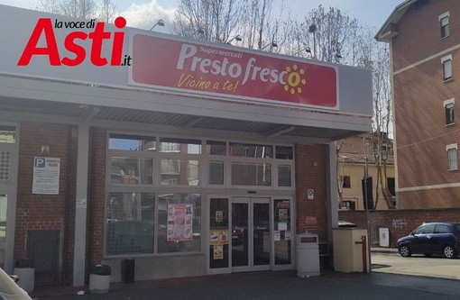 Asti: un eroico cliente ha sventato una rapina al 'Prestofresco' di corso Alessandria