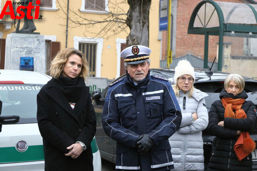 Il comandante della polizia locale, Riccardo Saracco, con la vicesindaca Stefania Morra, durante un sopralluogo a Quarto