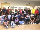 La 3A e 3B di Baldichieri con i docenti in visita alla mostra