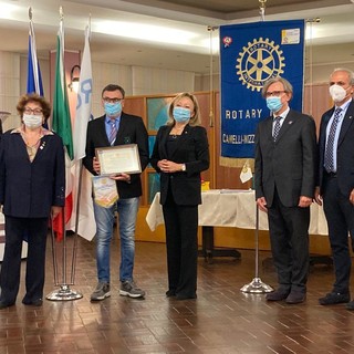 Importante riconoscimento per la Croce Verde di Nizza, assegnato il premio Paul Harris Fellow 2020