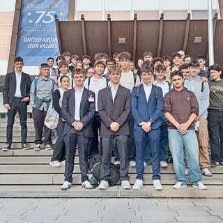 Gli studenti del Vercelli a Strasburgo