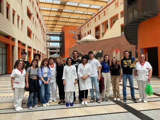 Studenti dello Scientifico in visita all'ospedale