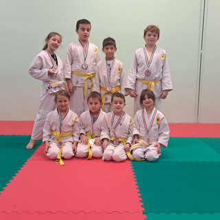 Gli atleti della Scuola Judo Shobukai