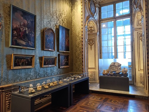 La sala del Gabinetto Cinese di Palazzo Madama