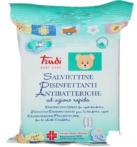 Esselunga richiama le salviette disinfettanti antibatteriche Trudi Baby Care