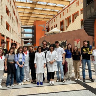 Studenti dello Scientifico in visita all'ospedale