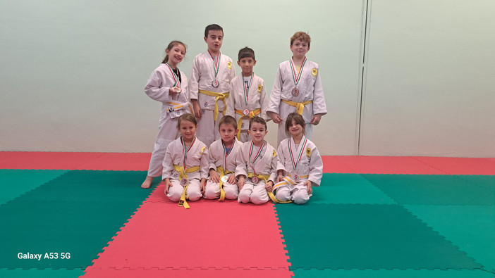 Gli atleti della Scuola Judo Shobukai