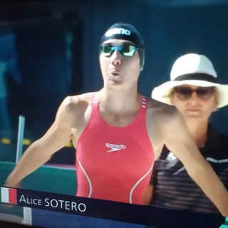 Alice Sotero a Parigi 2024 (le immagini sono tratte da Discovery plus)