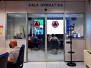 La sala operativa della Protezione Civile regionale