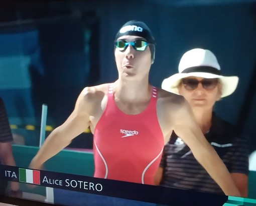 Alice Sotero a Parigi 2024 (le immagini sono tratte da Discovery plus)