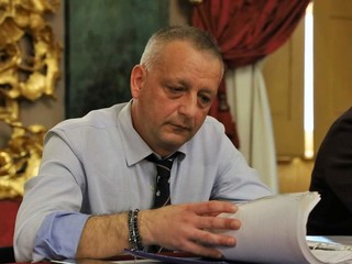 Vincenzo Tagliareni durante un convegno