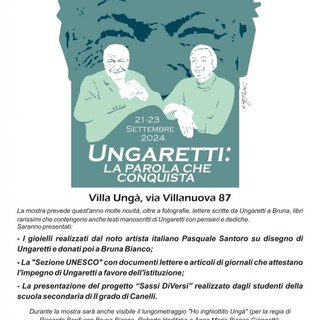 Canelli inaugura la mostra: Ungaretti, “La parola che conquista”