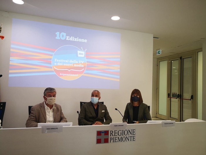 Conferenza stampa di presentazione della decima edizione del Festival della TV e dei nuovi media di Dogliani (CN)