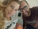 Gioele con mamma Zita e papà Alfredo