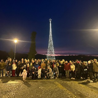 L'accensione dell'albero di Natale