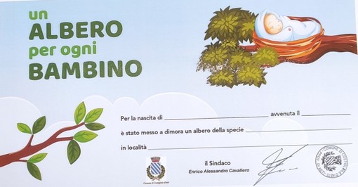 Un albero per ogni nuovo nato: a Costigliole d'Asti lunedì sarà piantato un albero di fronte ai nuovi parcheggi in viale Marconi