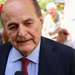 Pierluigi Bersani in occasione della visita ad Asti nel 2022 (Merphefoto)
