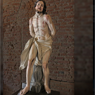 La statua lignea del 'Cristo alla colonna' ritorna nella chiesa di San Rocco