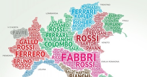 I cognomi più diffusi nell'Astigiano e in Piemonte? Ferrero, Barbero, Ferraris