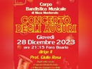 Concerto natalizio del Corpo Bandistico Musicale di Nizza Monferrato