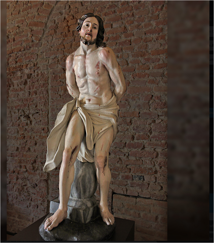 La statua lignea del 'Cristo alla colonna' ritorna nella chiesa di San Rocco