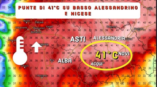 Oggi e domani le giornate più calde dell'anno secondo le previsioni di Dati Meteo Asti