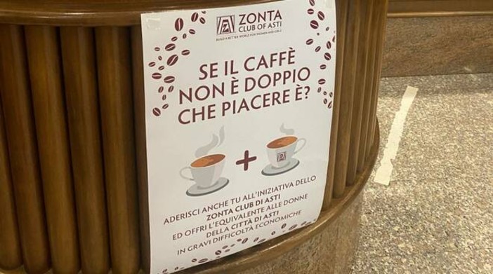 Il caffè sospeso di Zonta: piccoli gesti che fanno la differenza