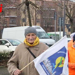 Aldo Marello alla sgambata di Capodanno (MerfePhoto)