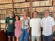 Gli amministratori Giovanni Pelazzo (consigliere), Katia Ascone (Consigliera), Annamaria Tosti (assessore), Alessandro Gallo (Cons.) e Mauro Stroppiana (vice sindaco)