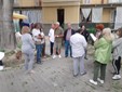 Alcune immagini dell'incontro organizzato dal coordinamento in via Dogliotti