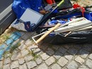 Alcune immagini di rifiuti abbandonati in corso Matteotti e nelle vie limitrofe