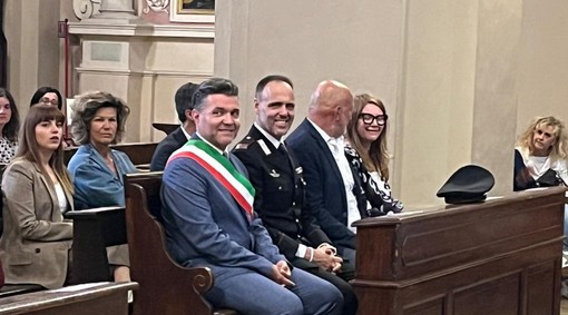 Diego Musumeci nella prima uscita ufficiale da sindaco