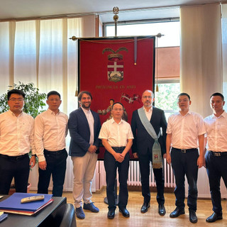 Ancora una delegazione cinese ricevuta ad Asti, in Provincia, dal presidente Rasero
